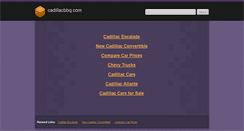 Desktop Screenshot of cadillacbbq.com